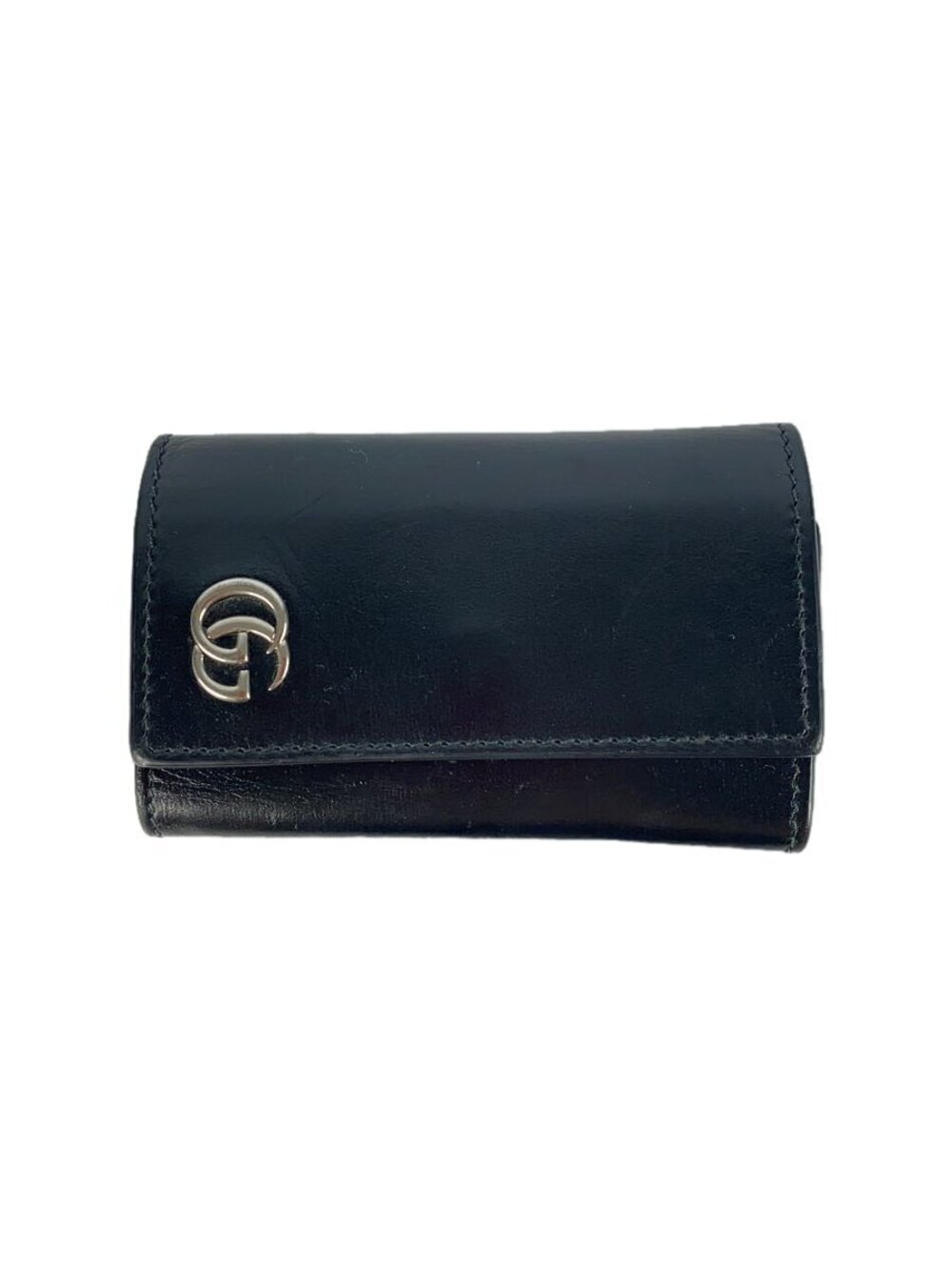 Gucci GG Marmont Key Case Wallet Leather Black